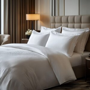 Poszewka hotelowa na poduszkę adamaszek satynowy bawełna 100%
